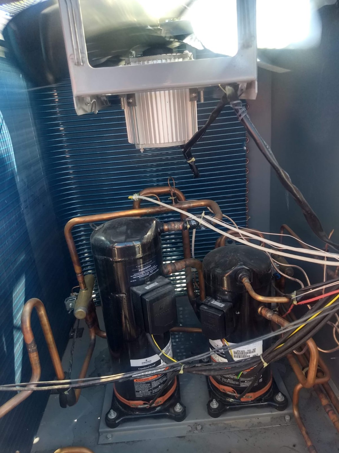 Pre instalación de equipos de aire acondicionado